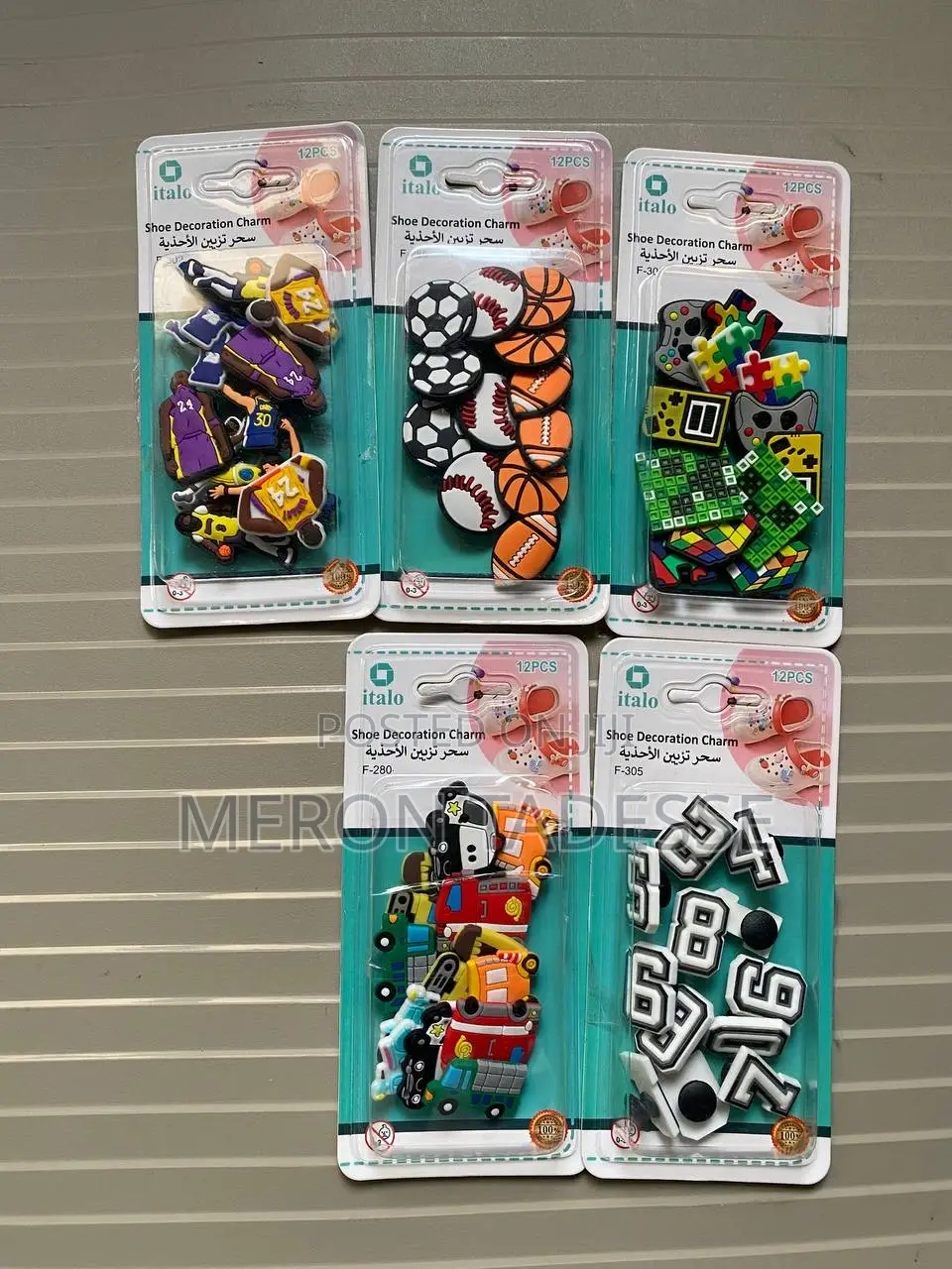 ክሮክሳቹን ማሳመር Crocs Charm Shoe Sticker Shoe Charm