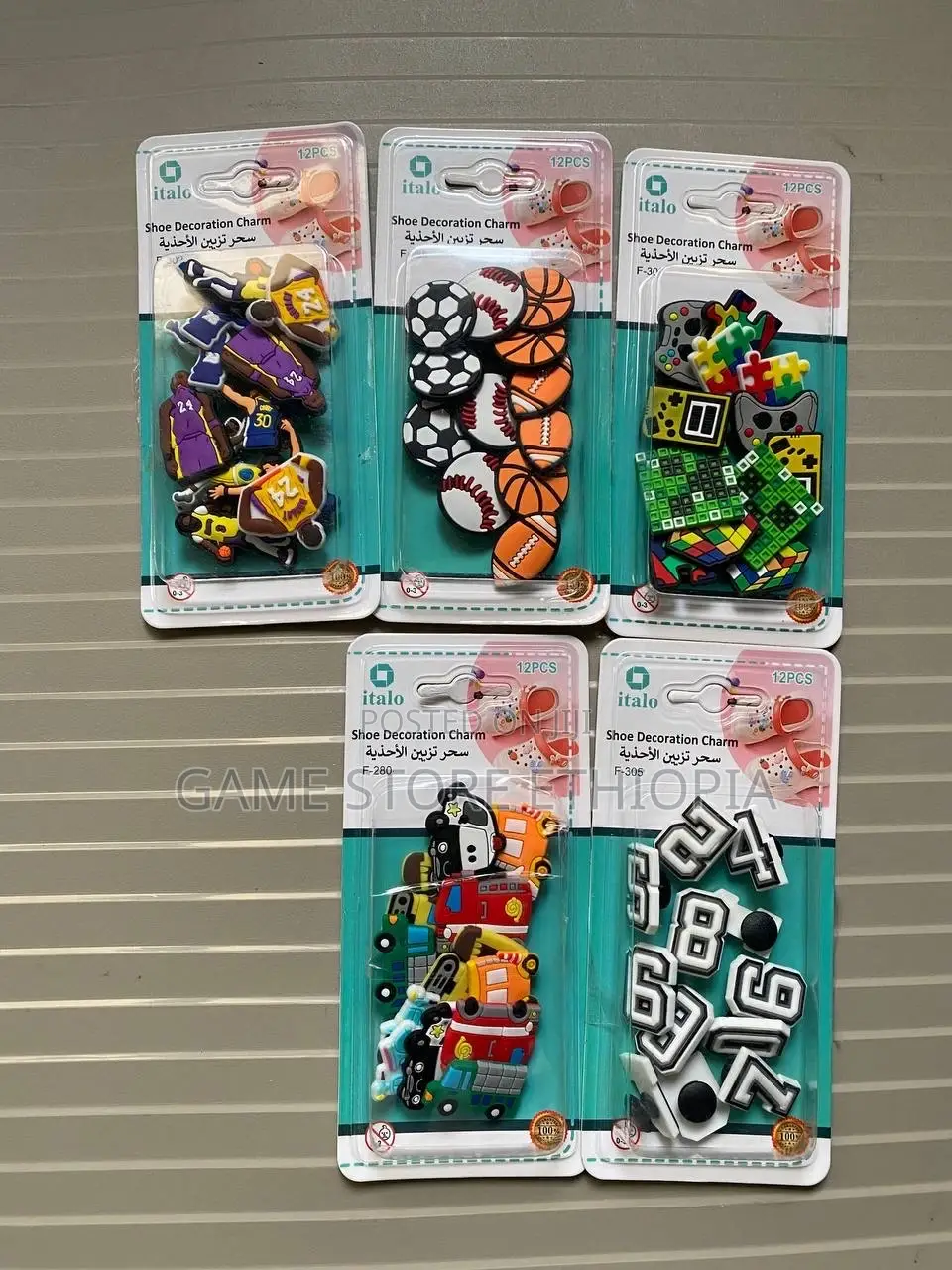 ክሮክሳቹን ማሳመር Crocs Charm Shoe Sticker Shoe Charm