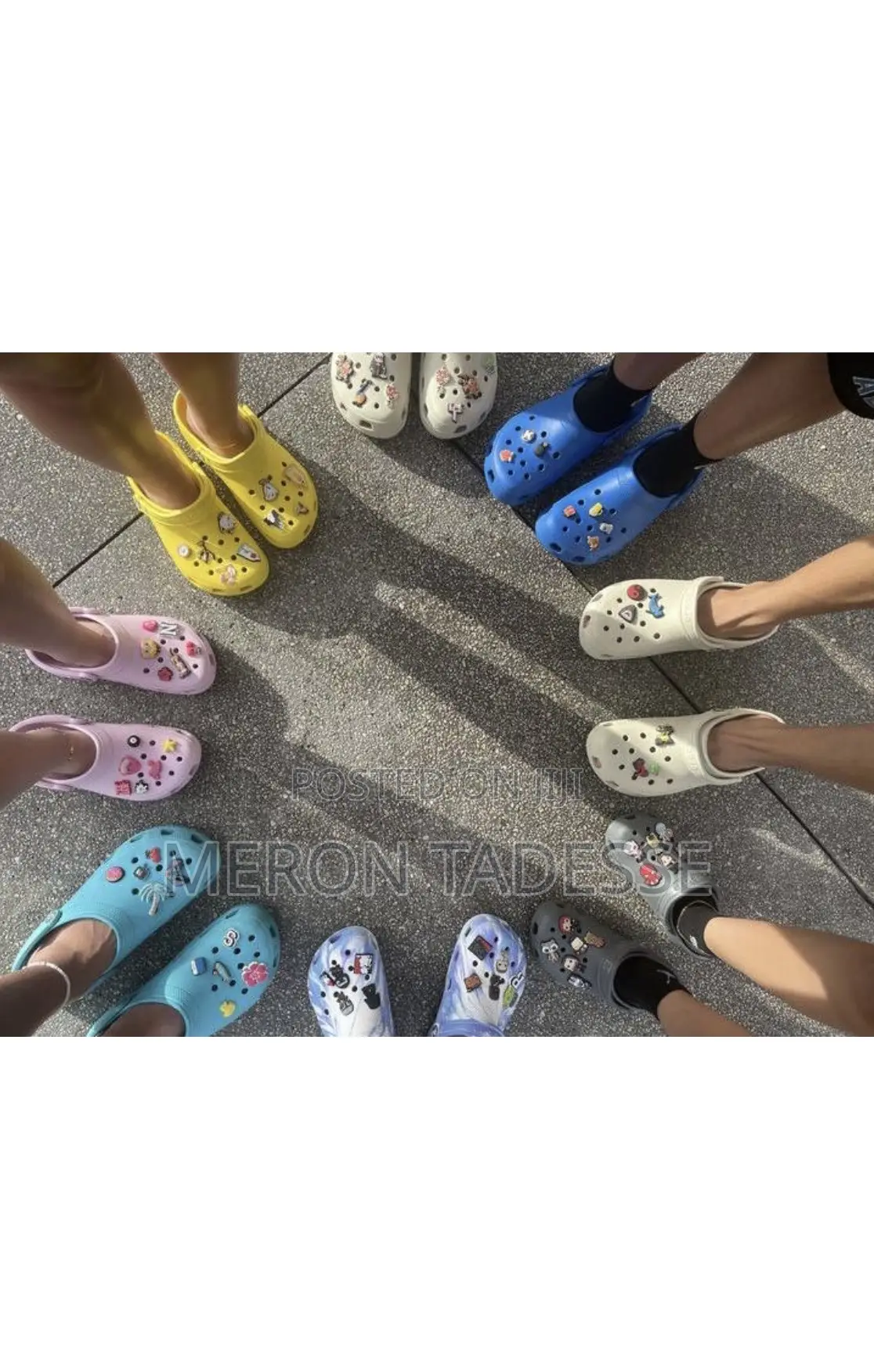 ክሮክሳቹን ማሳመር Crocs Charm Shoe Sticker Shoe Charm