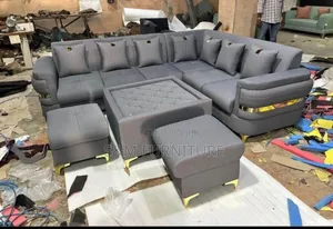 Photo - Charming L Shape Sofa With Durability.