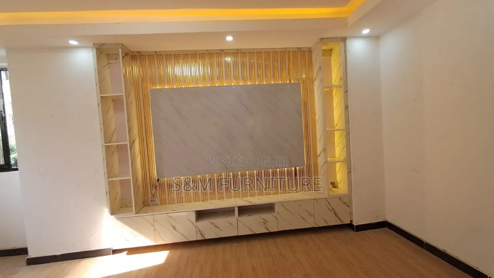 Dazzling TV Stand Valued Per Meter Square.