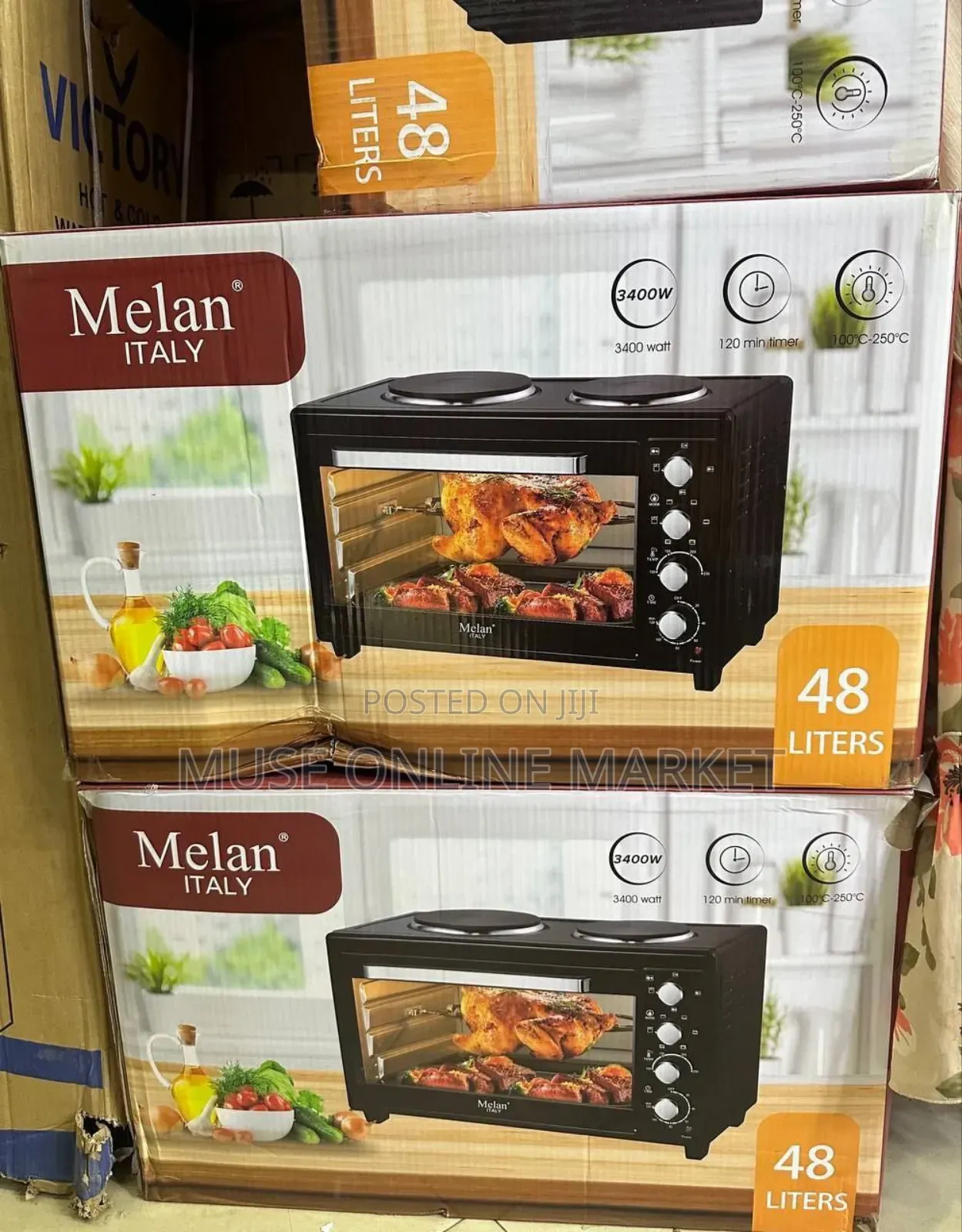 Melan 48liter Minioven With Hotplate