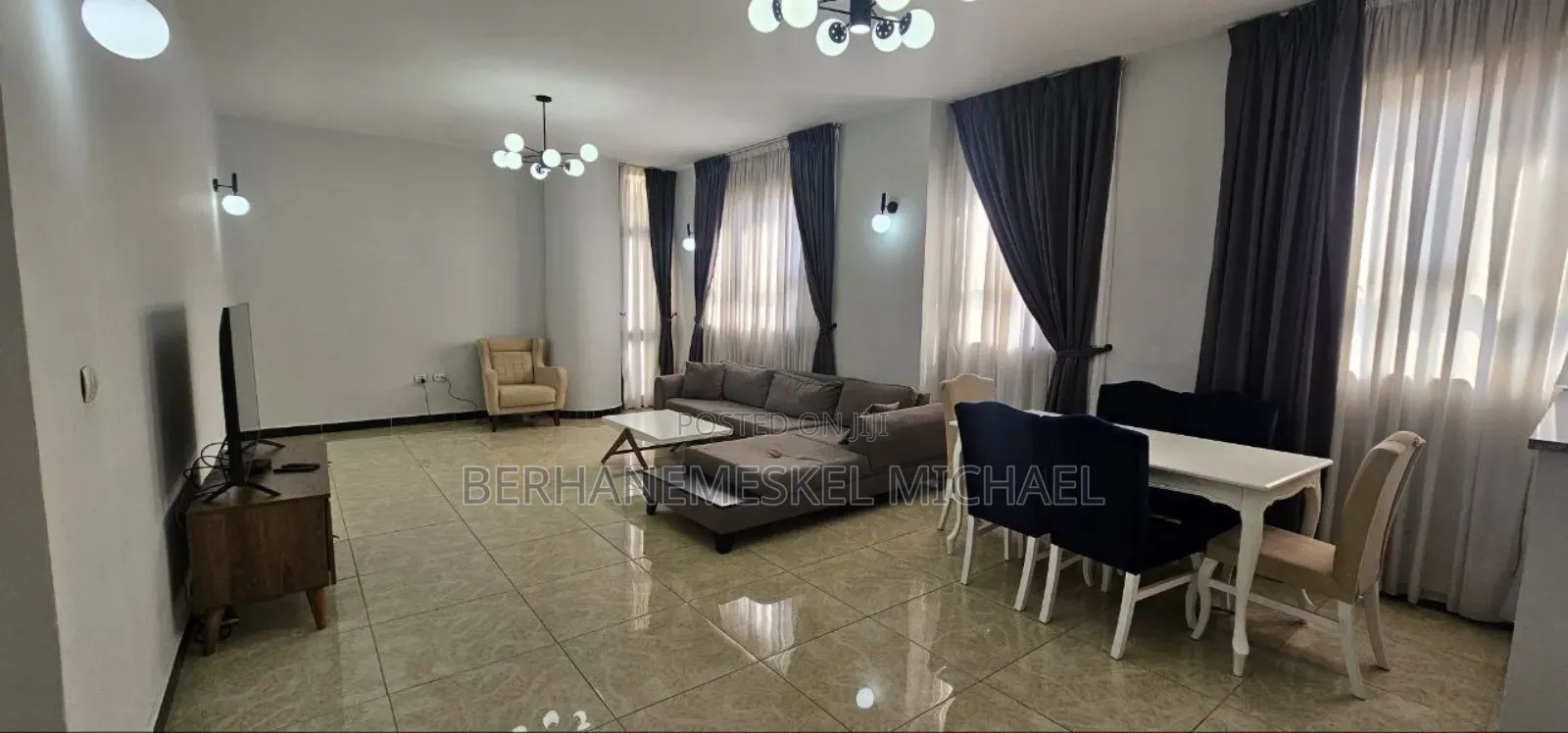 Furnished 3bdrm Apartment in Bole for rent