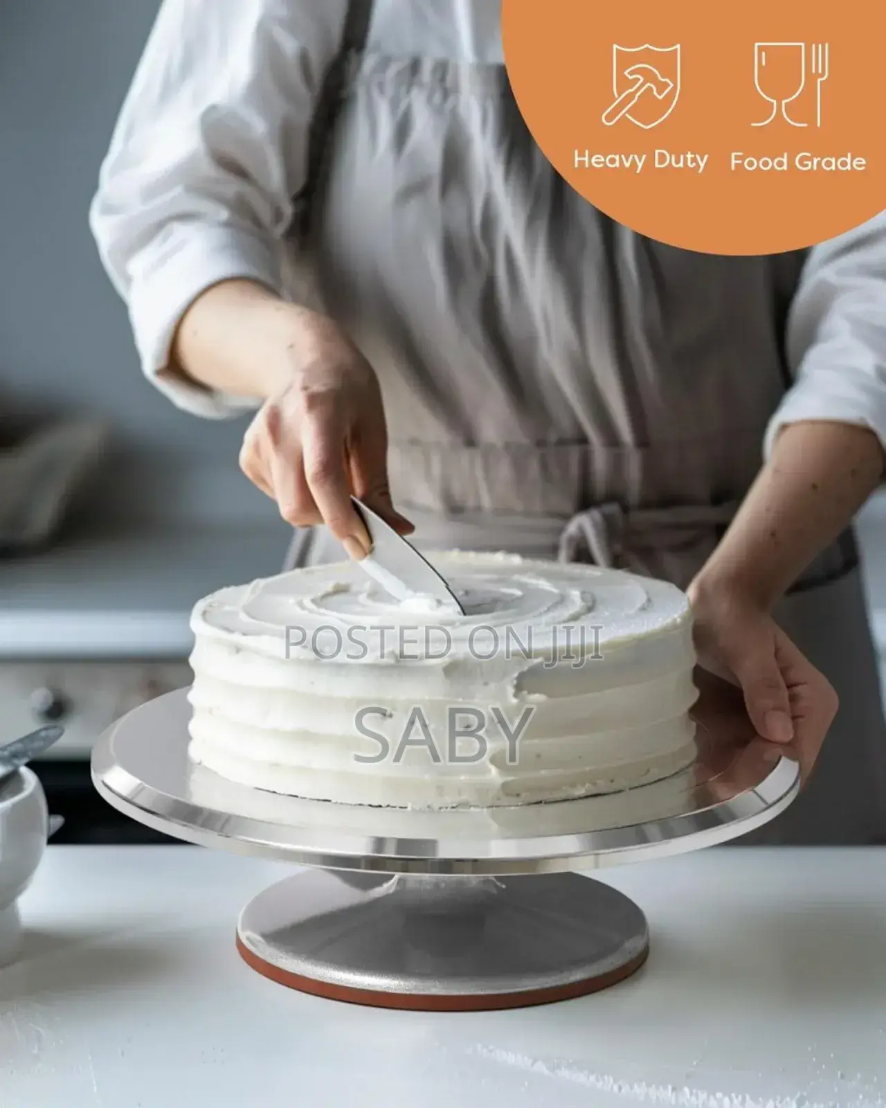 Revolving Cake Decorating Stand