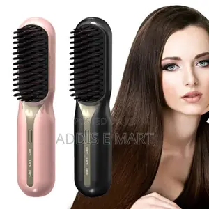 Photo - Portable Hair Straight Combለሁሉም ፀጉር ተስማሚ የፀጉር መተኮሻ