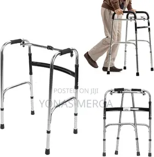 Photo - Stainless Steel: Elderly Folding Walker*Ű*Thickened Crossbar