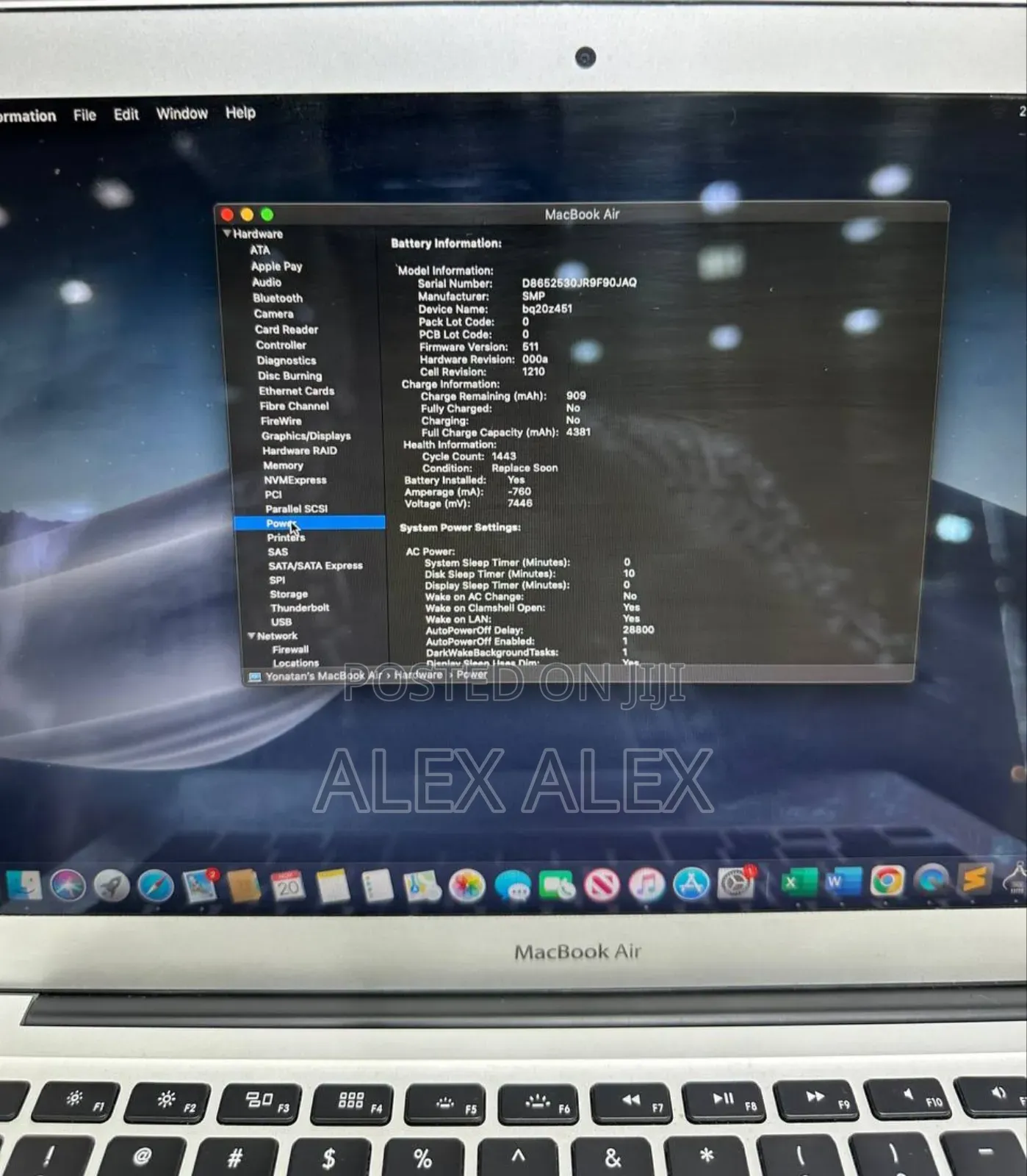 Laptop Apple MacBook 4GB Intel Core I5 SSD 128GB