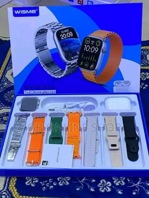 Wisme Ws-83 Max Smart Watch With Bluetooth Earbus