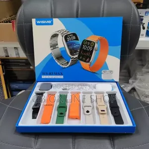 Wisme Ws-83 Max Smart Watch With Bluetooth Earbus