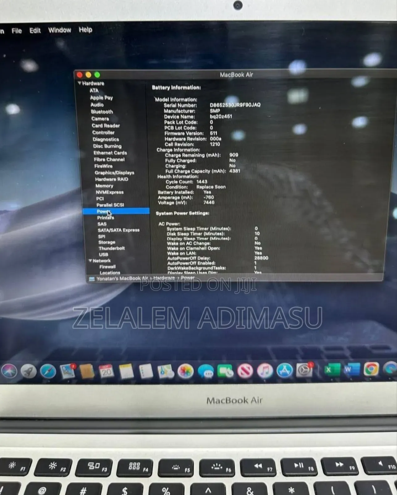 New Laptop Apple MacBook Air 2015 4GB Intel Core I5 SSD 128GB