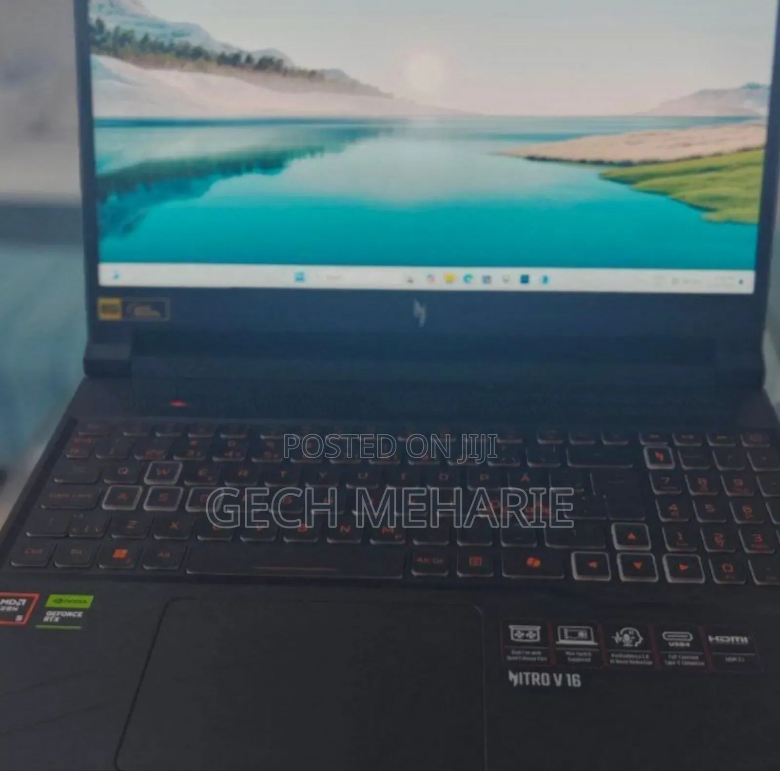 New Laptop Acer Nitro 17 16GB AMD Ryzen 5 SSD 1T