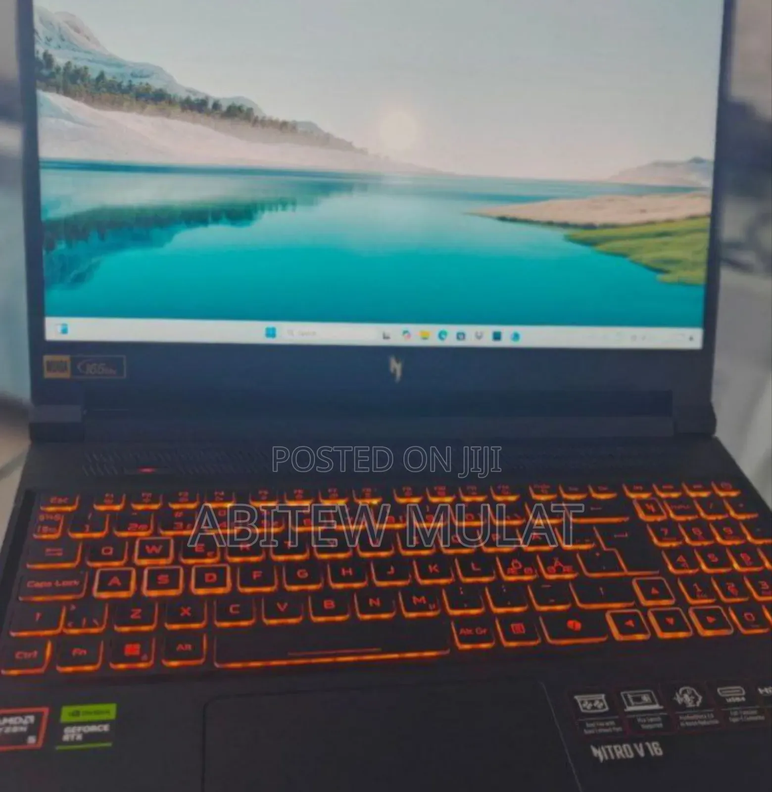 New Laptop Acer Nitro 17 16GB AMD Ryzen 5 SSD 1T