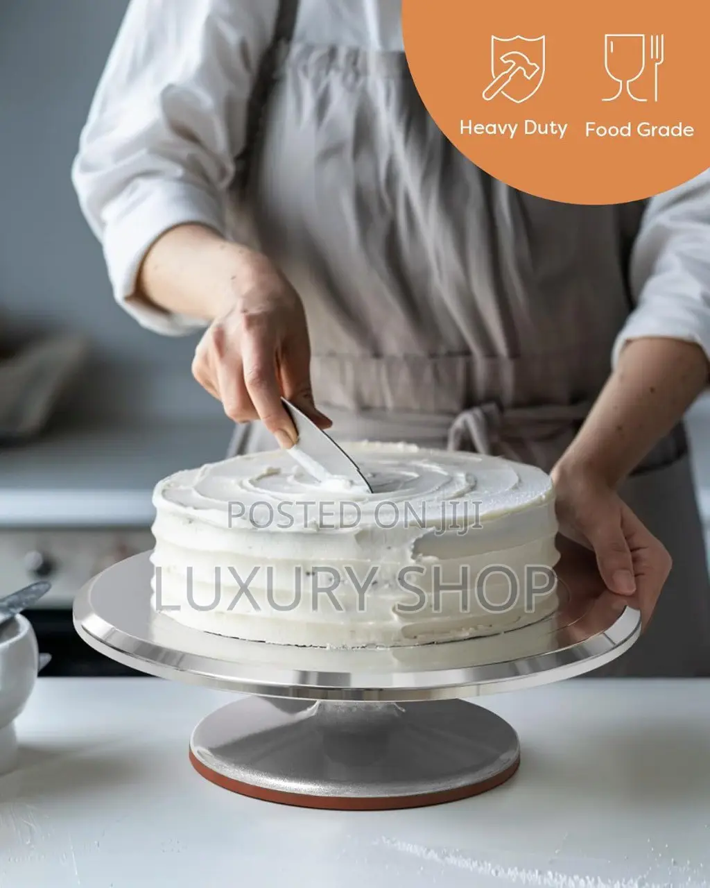 Revolving Cake Decorating Stand