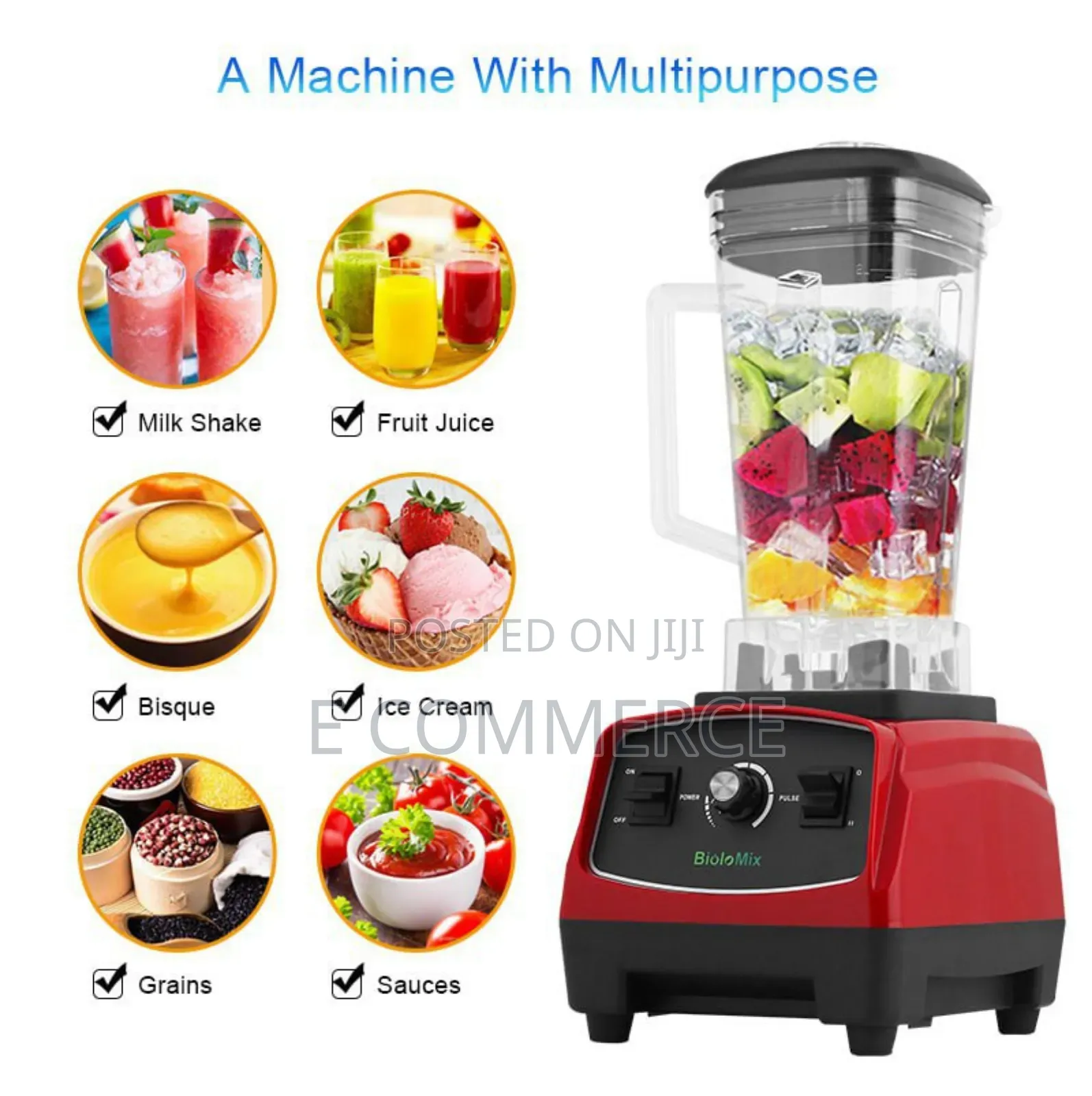 Otojia Commercial Professional Unbreakable Blender