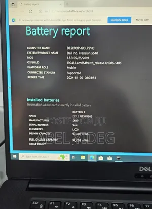 New Laptop Dell Precision 5540 16GB Intel Core I9 SSD 512GB