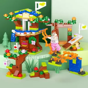 6-in-1 Tree House Building Block Toy, 152pcs, 7 Models