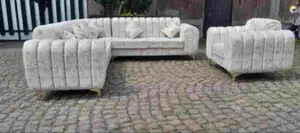 Enchanting L Shape Sofa Set With Durability.