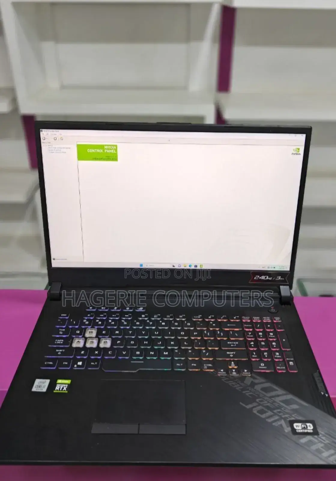 New Laptop Asus ROG Strix G17 16GB Intel Core I7 SSD 1T