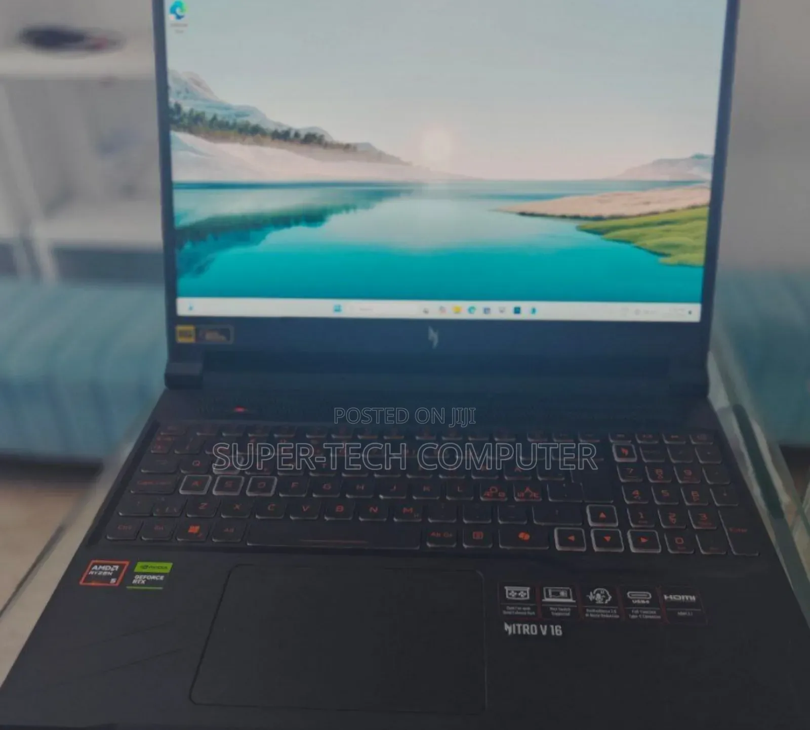 New Laptop Acer Nitro 17 16GB AMD Ryzen 5 SSD 1T