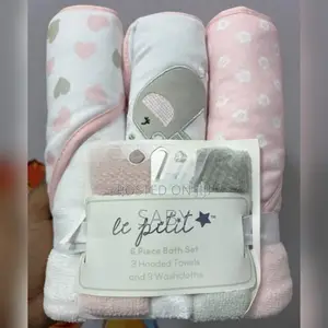 Photo - Piece Hooded Towel, 3 Piece Washcloths