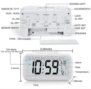 Bed Side Digital Alarm Clock