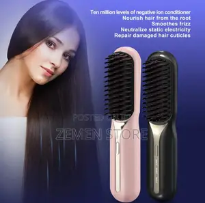 Photo - Rechargeable Compact Hair Brush Comb