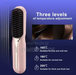 Rechargeable Compact Hair Brush Comb