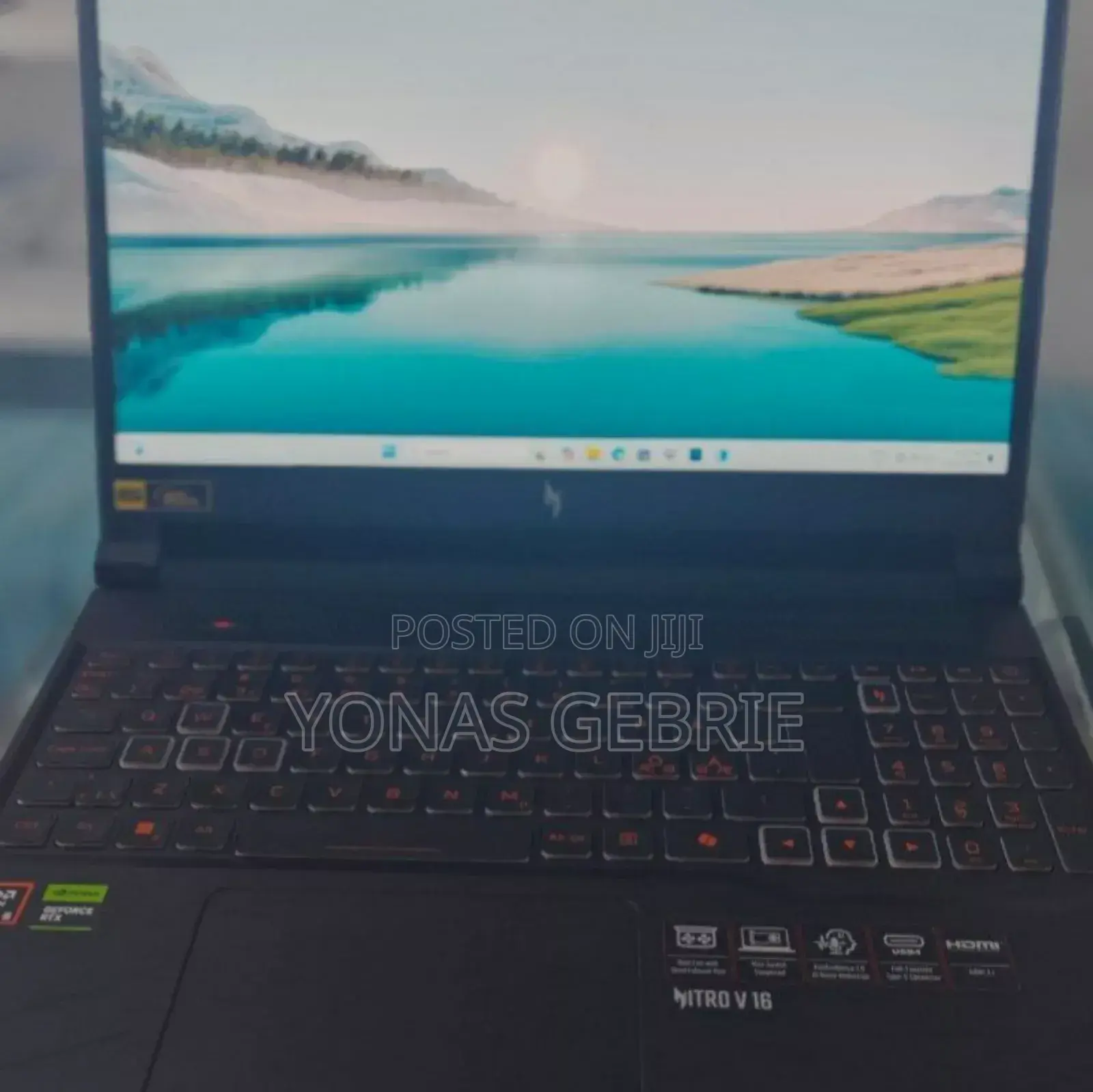 New Laptop Acer Aspire v Nitro 16GB AMD Ryzen 5 SSD 1T