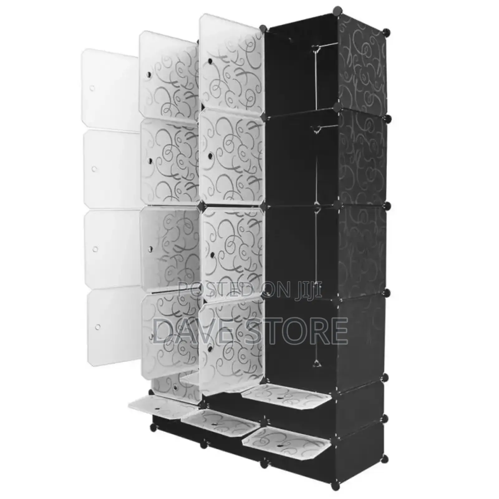 Storage Wardrobe Plastic +Metal