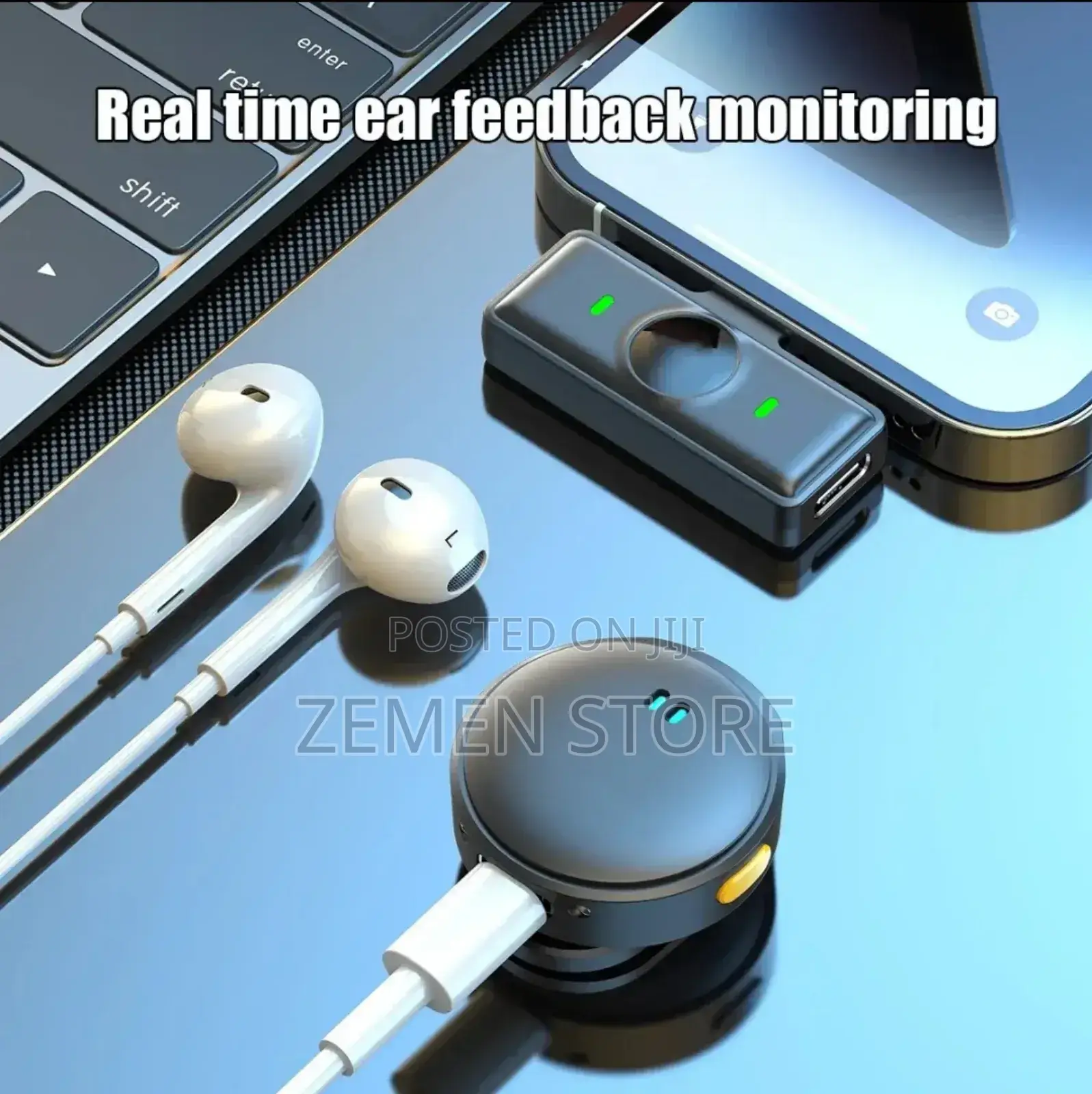 Wireless Dual Microphone Crystal Clear Sound