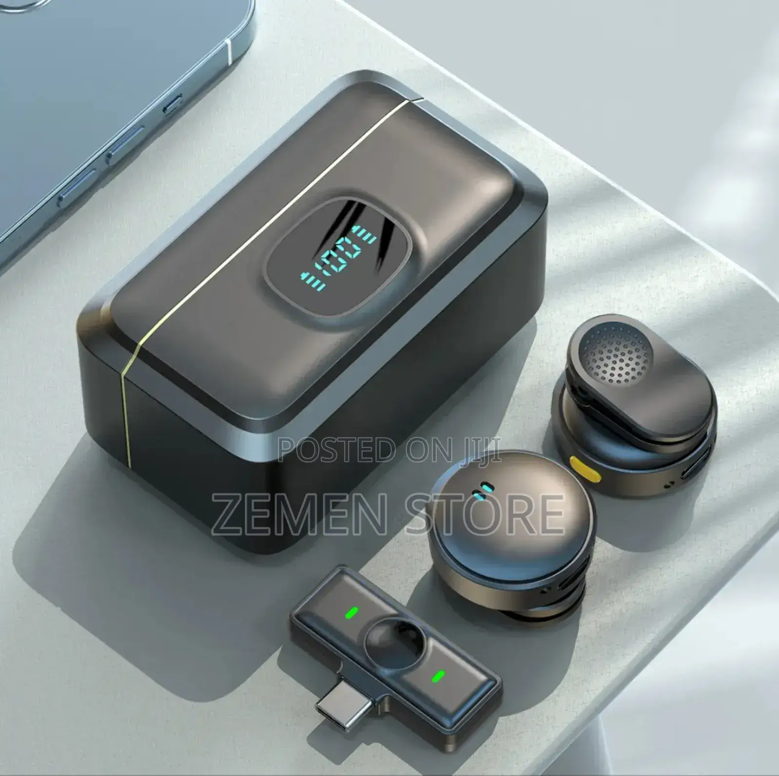 Wireless Dual Microphone Crystal Clear Sound