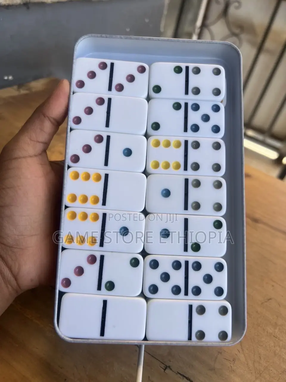 ዶሚኖስ ከቤተሰብዎ ጋር ይጫወቱ፤ Dominoes Game Ceramic Dominoes