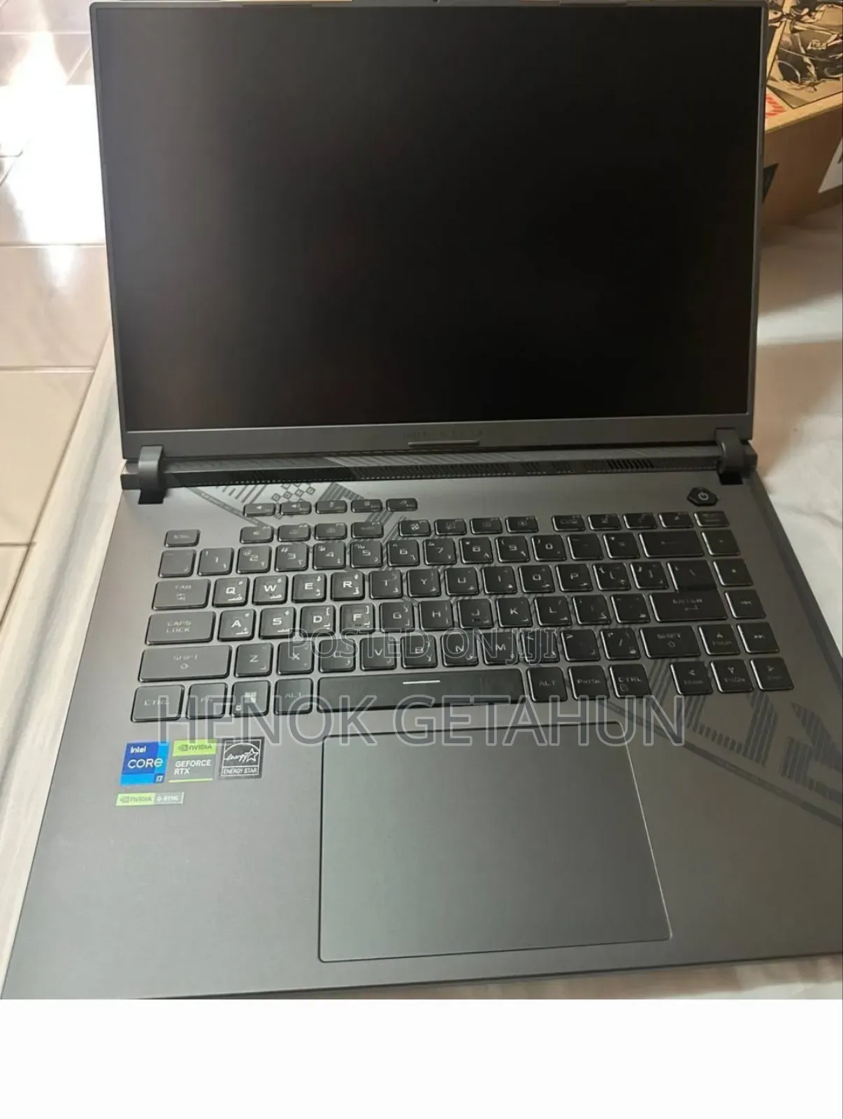 New Laptop Asus ROG Strix G15 16GB Intel Core I7 SSD 1T