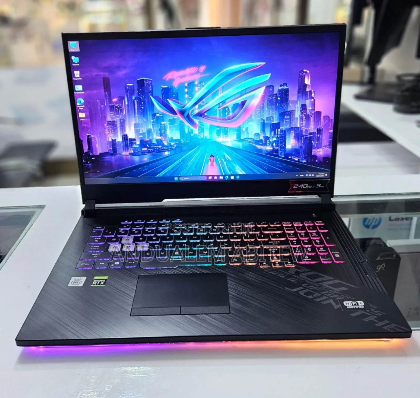 New Laptop Asus ROG Strix G15 16GB Intel Core I7 SSD 1T