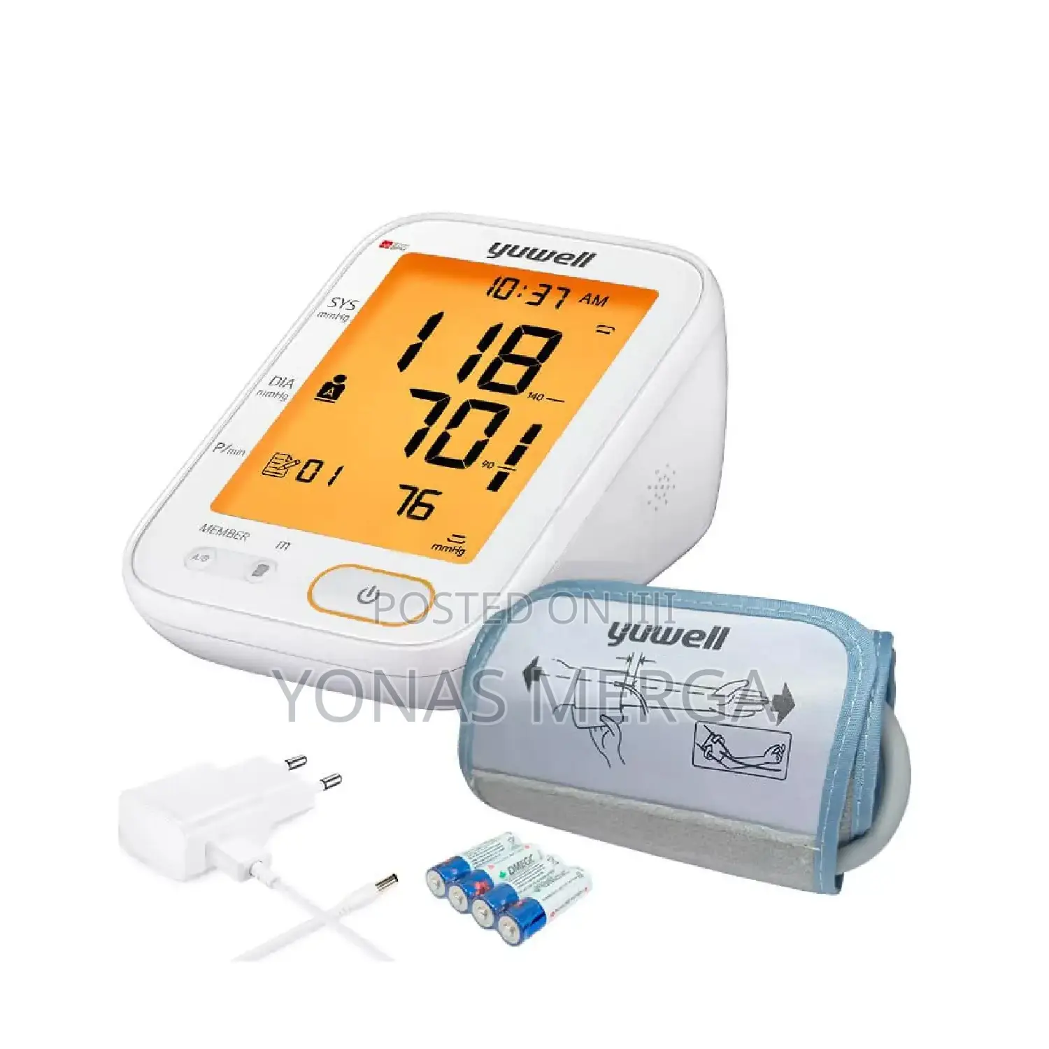 Smart Digital Blood Pressure Monitor With Memory Function"