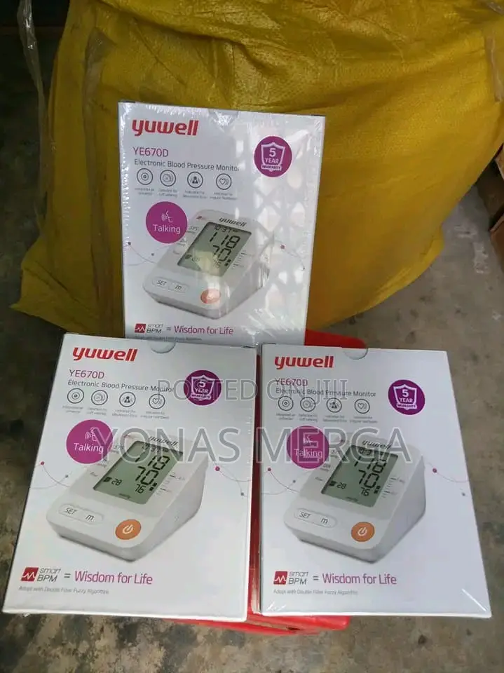 Compact Digital Blood Pressure Monitor for Home Travel Use