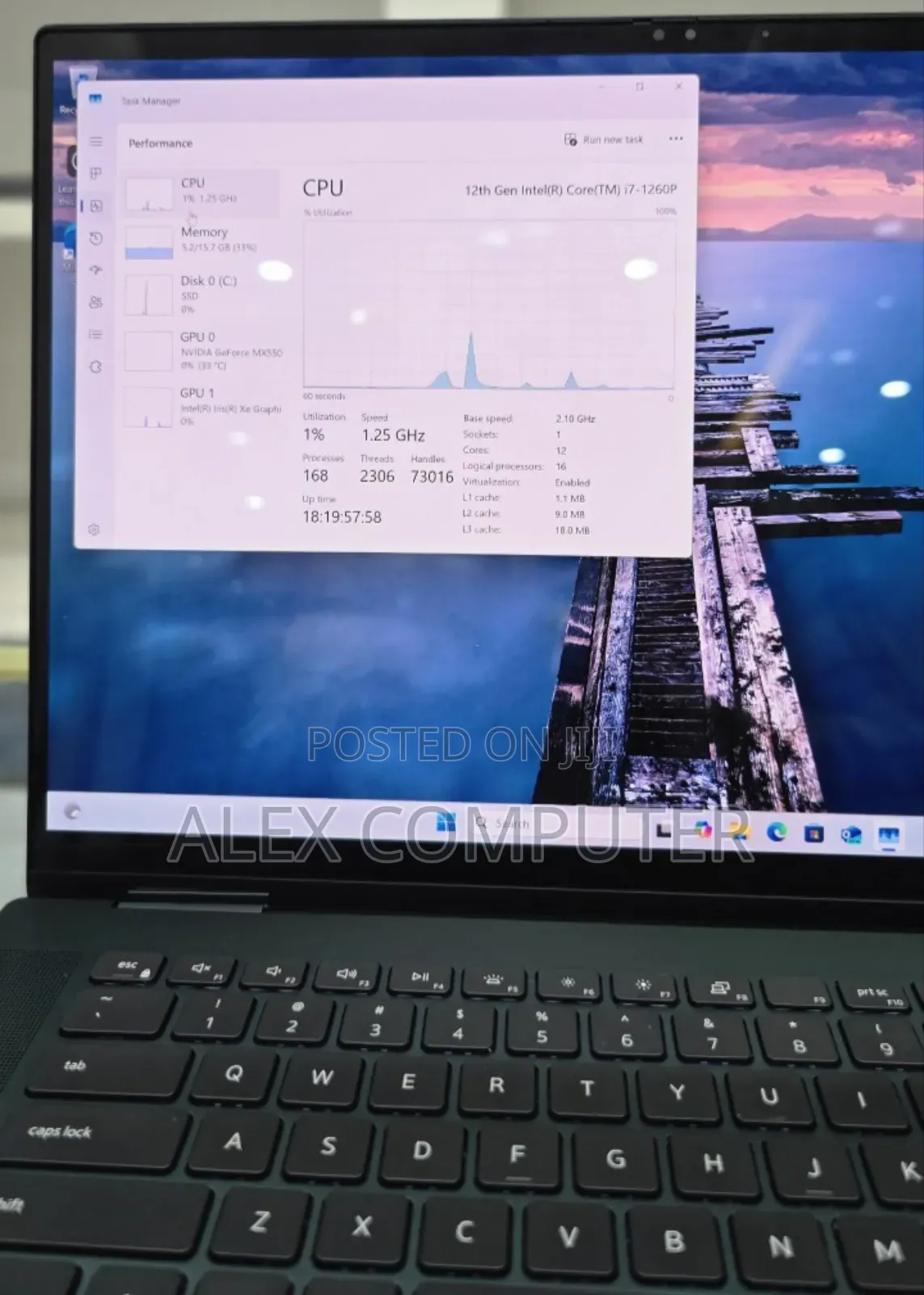 New Laptop Dell Precision 5520 16GB Intel Core I7 SSD 512GB