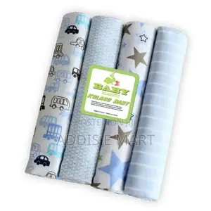 Photo - 4pcs Cotton Baby Blankets
