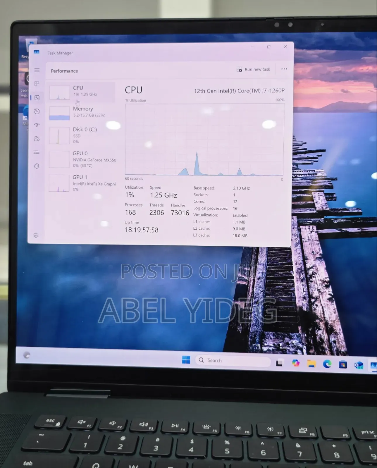 New Laptop Dell 16GB Intel Core I7 SSD 512GB