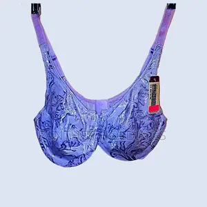Satin Women's Awareness Full Figure Underwire Bra