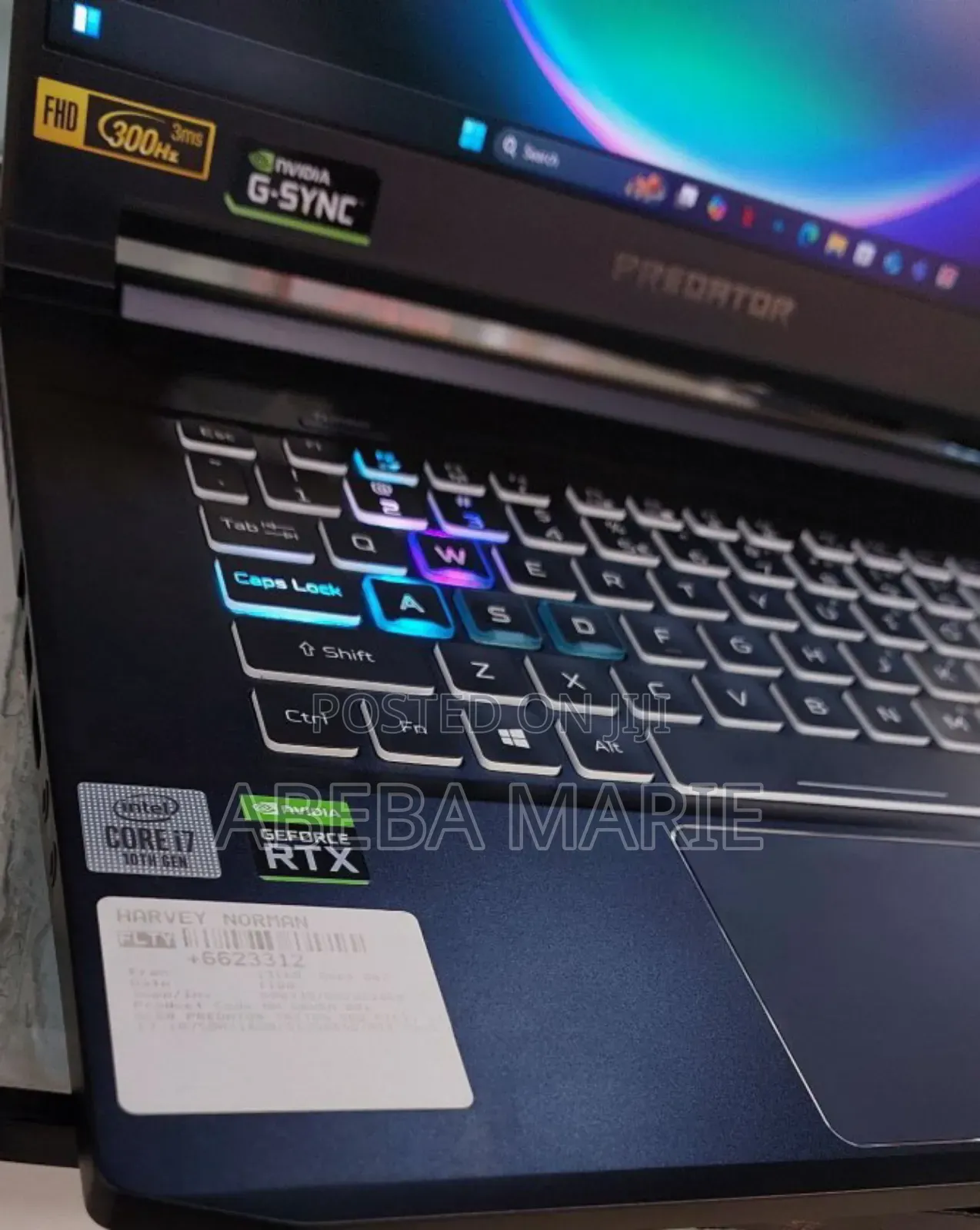 New Laptop Acer Predator Helios 300 16GB Intel Core I7 SSD 512GB