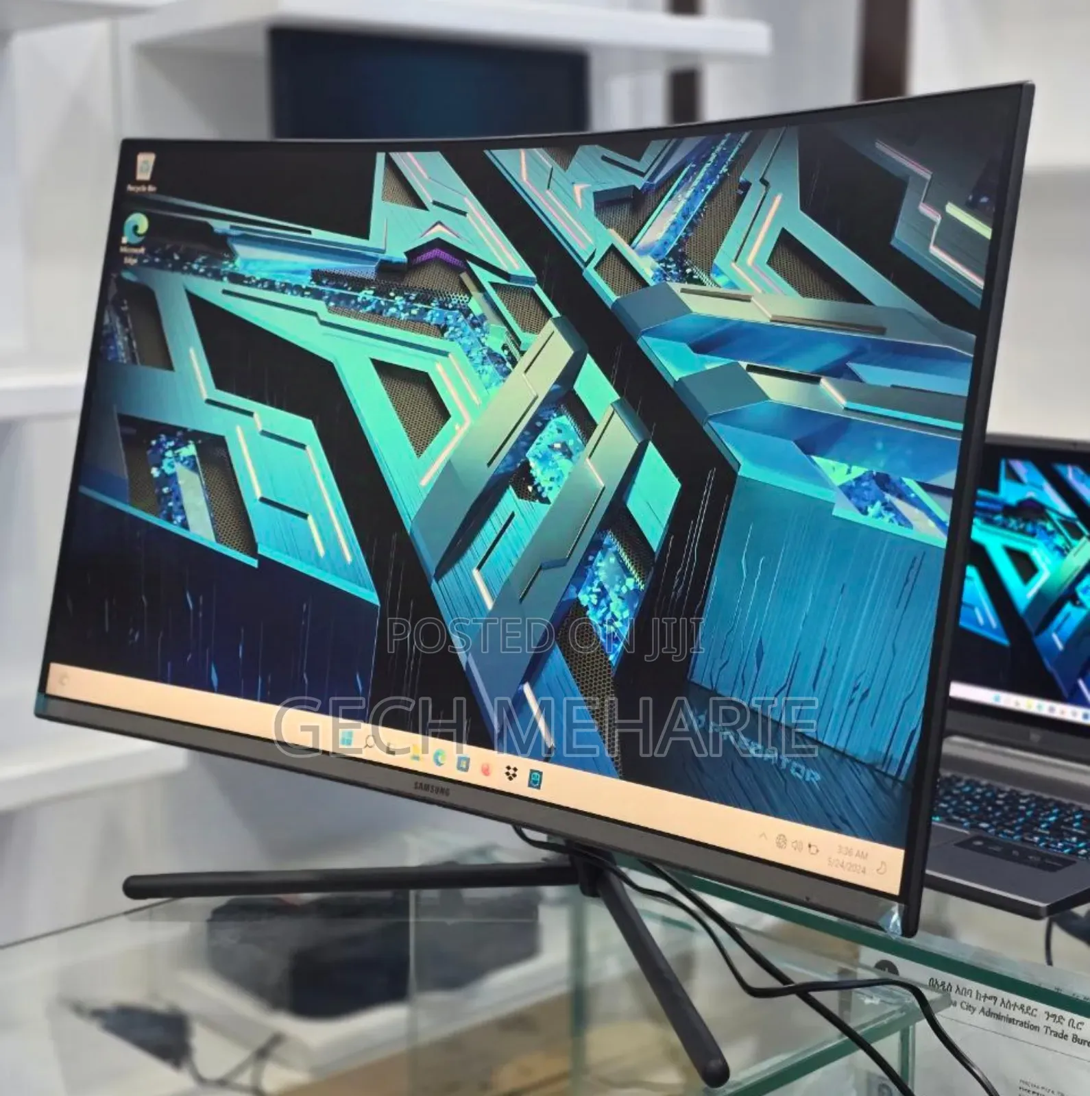 Esamsung 32"Inch Gaming Curved Monitor () As