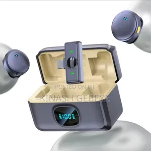 Photo - Wireless Rechargeable Dual Microphone(ገመድ አልባ ድምፅ ማጉያ)