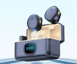 Wireless Rechargeable Dual Microphone(ገመድ አልባ ድምፅ ማጉያ)