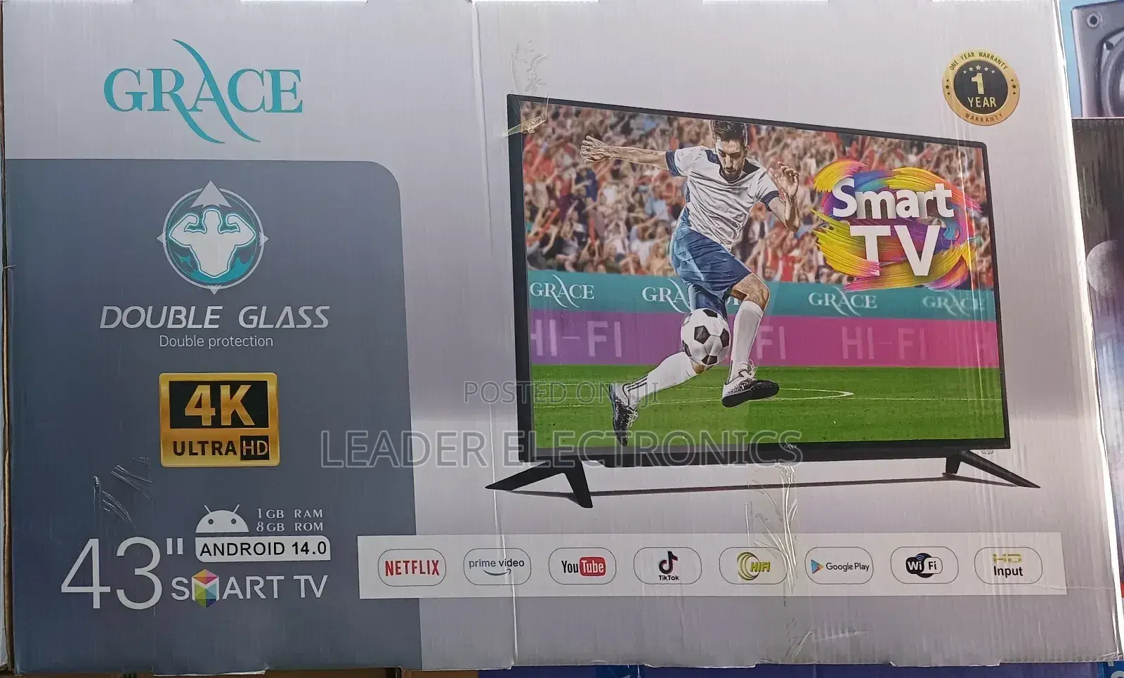Grace Tv 43 Inch Smart Android Tv