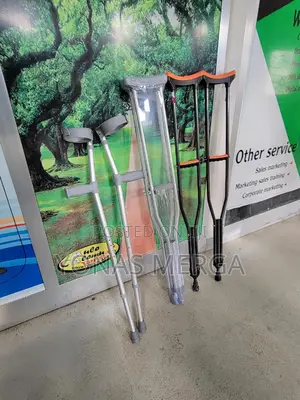 Photo - Aluminum 2pcs Crutches