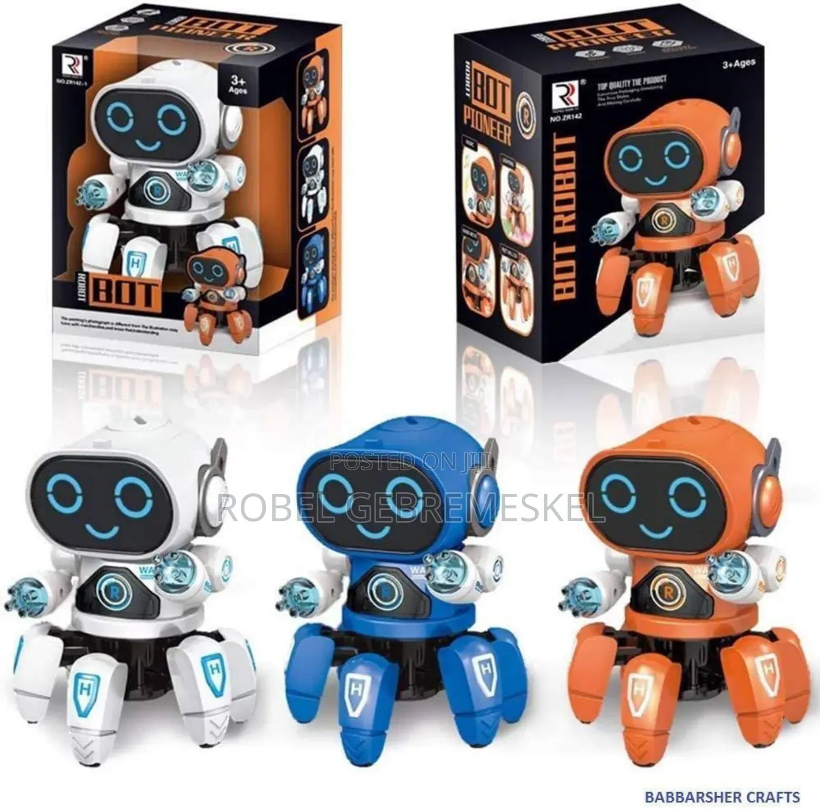 Pioneer Bot Robot Colorful Lights