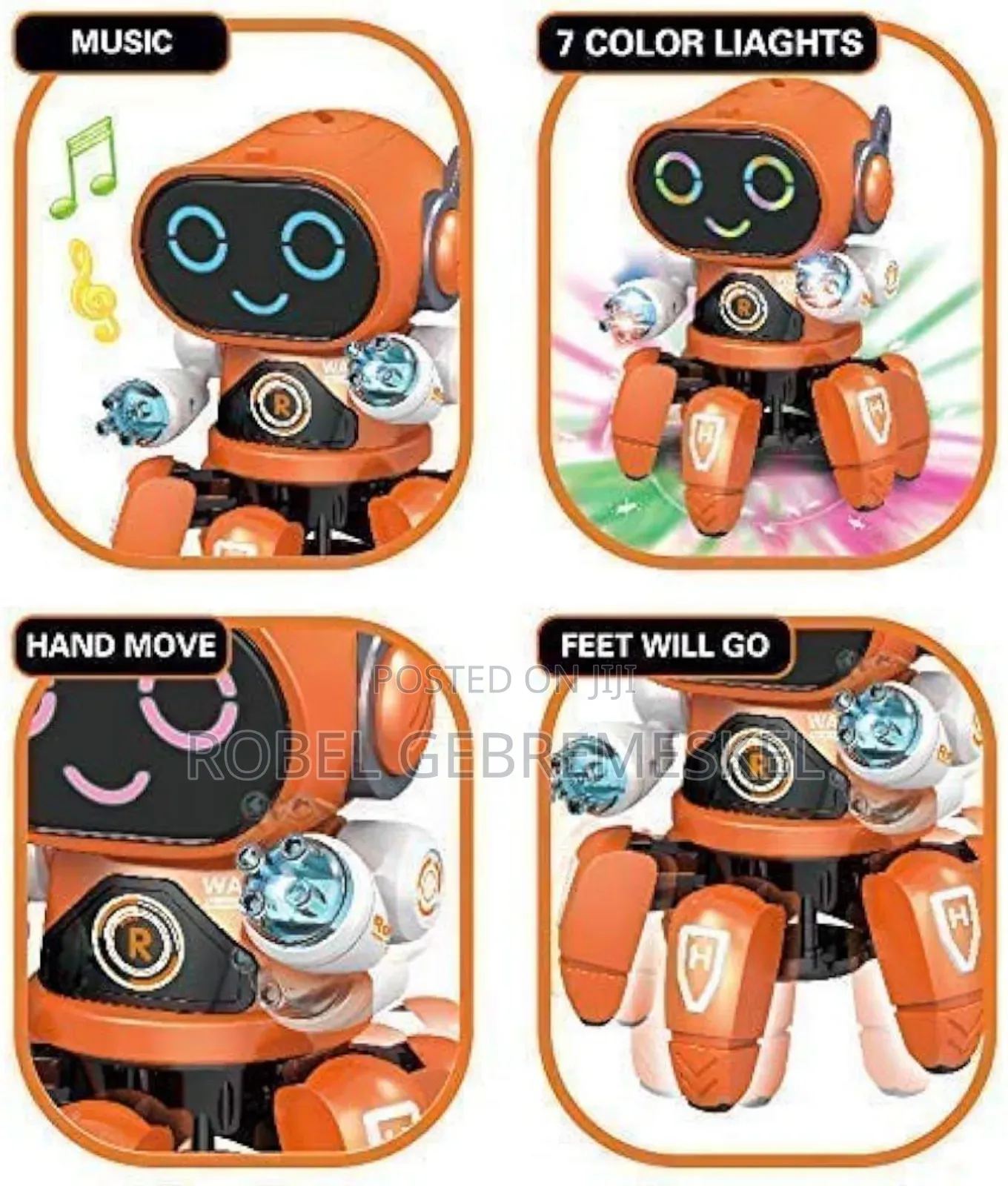 Pioneer Bot Robot Colorful Lights