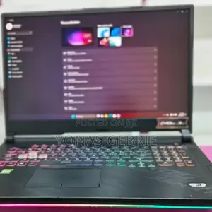 New Laptop Asus ROG Strix G17 16GB Intel Core I7 SSD 1T