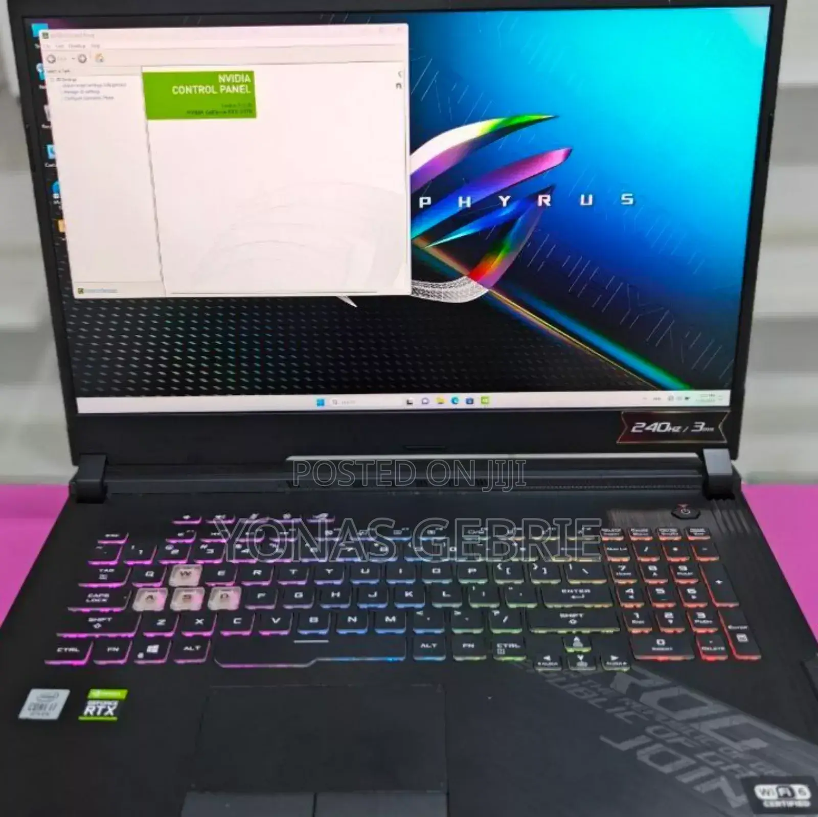 New Laptop Asus ROG Strix G17 16GB Intel Core I7 SSD 1T